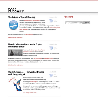 A complete backup of fosswire.com