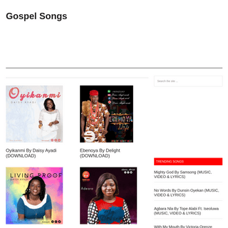 A complete backup of gospelsongsng.com