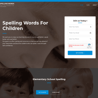 Spelling Words For Children - Resources and Videos