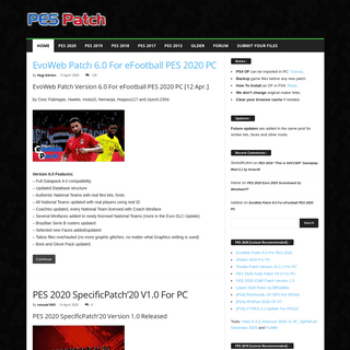 PES Patch - Updates For Pro Evolution Soccer