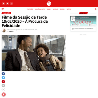 A complete backup of todocanal.com.br/filme-da-sessao-da-tarde-10-02-2020-a-procura-da-felicidade/