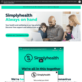 A complete backup of simplyhealth.co.uk