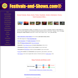 A complete backup of festivals-and-shows.com