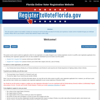 A complete backup of registertovoteflorida.gov
