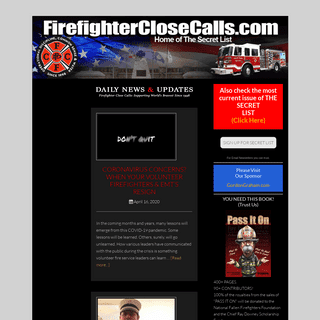 A complete backup of firefighterclosecalls.com