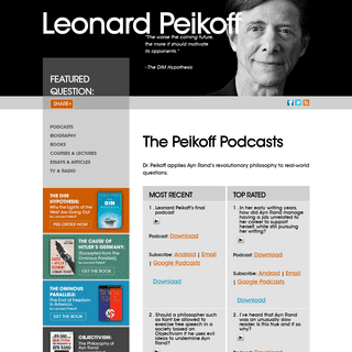 A complete backup of peikoff.com