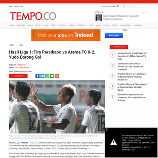 A complete backup of bola.tempo.co/read/1314630/hasil-liga-1-tira-persikabo-vs-arema-fc-0-2-yudo-borong-gol