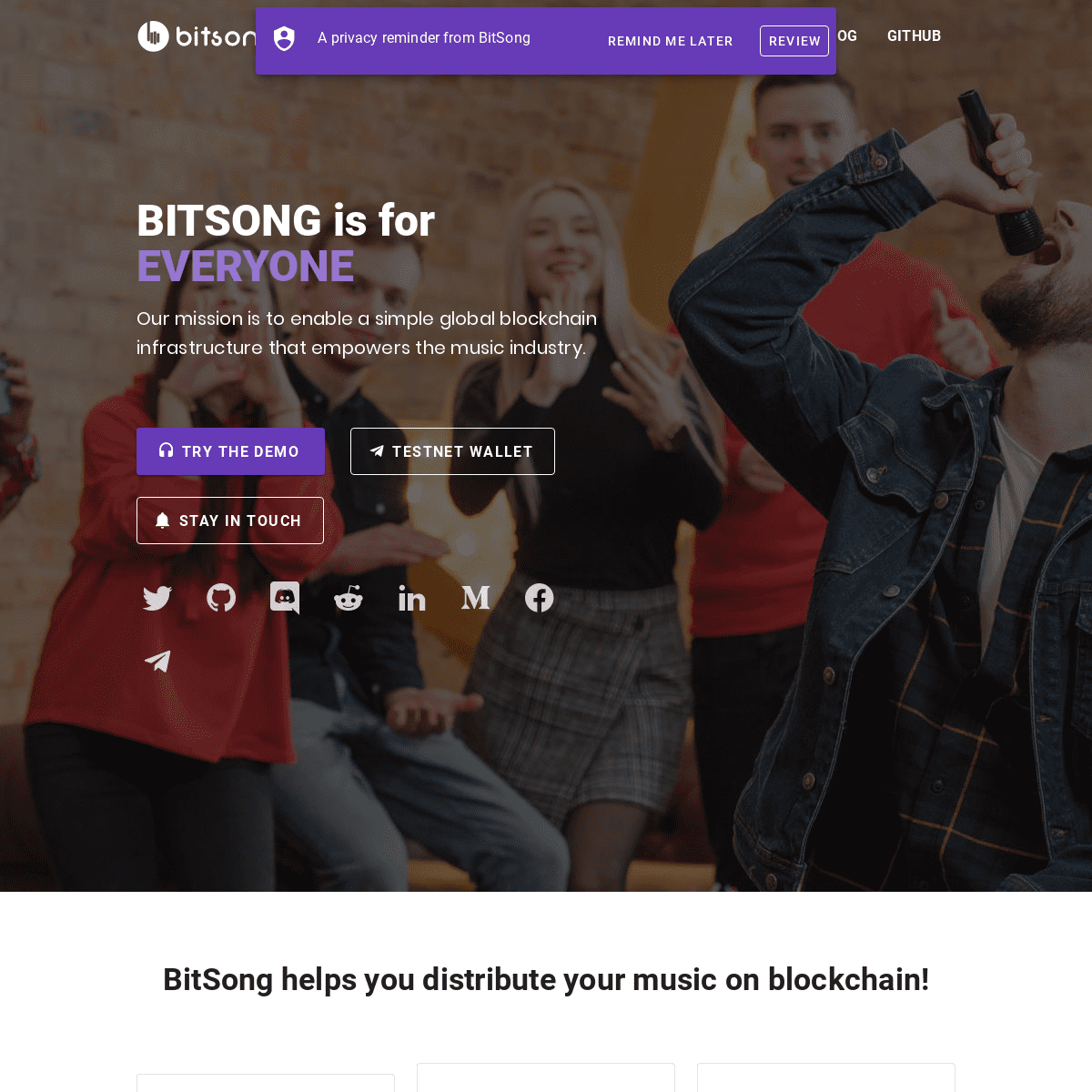 A complete backup of bitsong.io