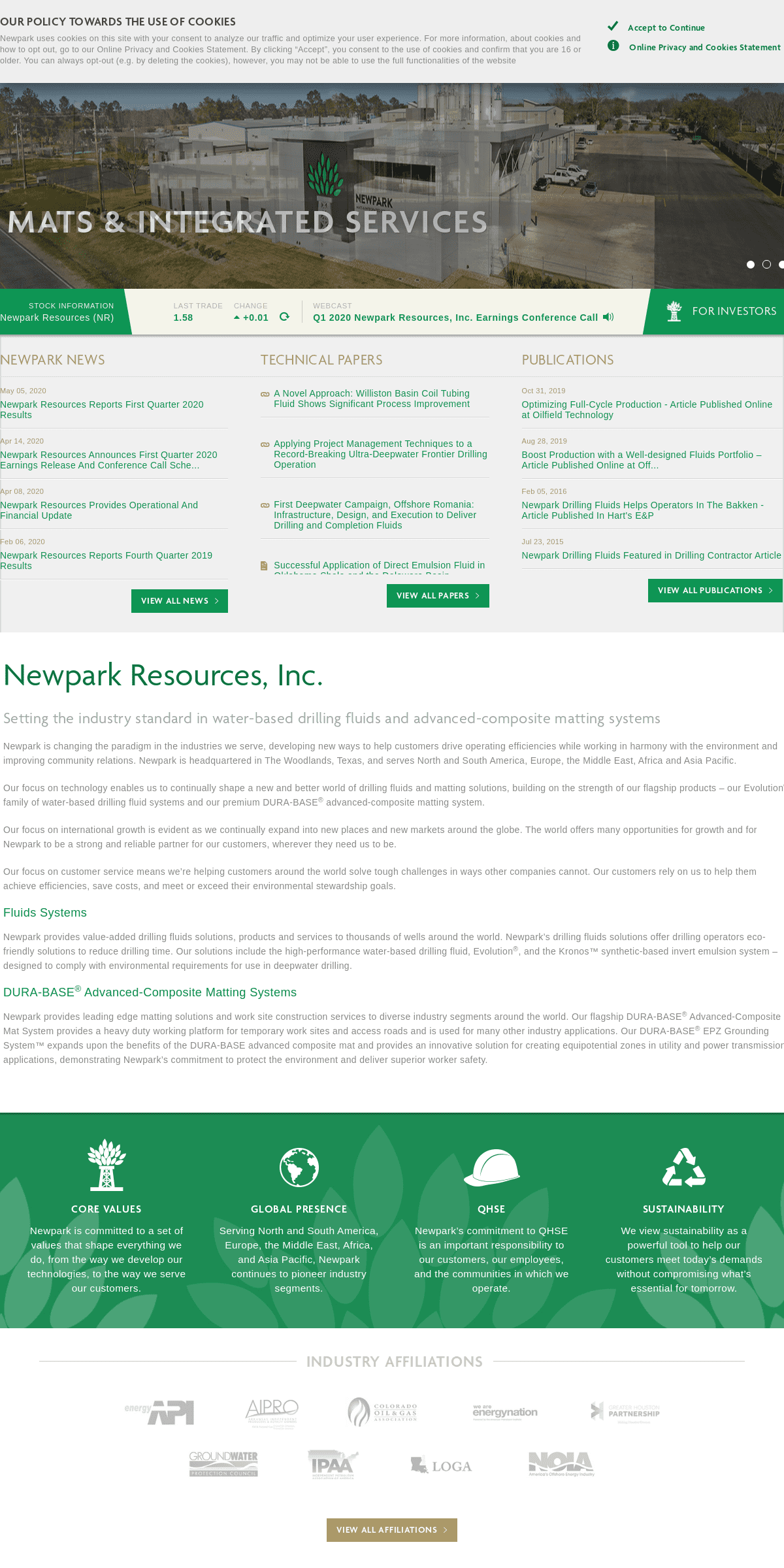 A complete backup of newpark.com