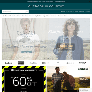 A complete backup of outdoorandcountry.co.uk