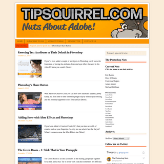 A complete backup of tipsquirrel.com