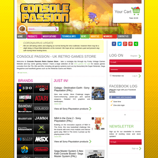 Online Retro Games Store - Buy Old Video Games and Retro Consoles For Sale at Console Passion
