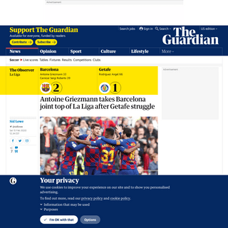A complete backup of www.theguardian.com/football/2020/feb/15/barcelona-getafe-la-liga-match-report