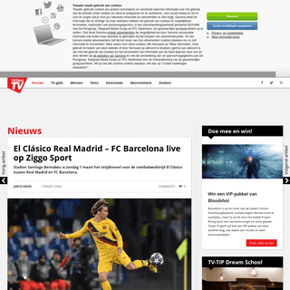 A complete backup of www.totaaltv.nl/nieuws/el-clsico-real-madrid-fc-barcelona-live-op-ziggo-sport/