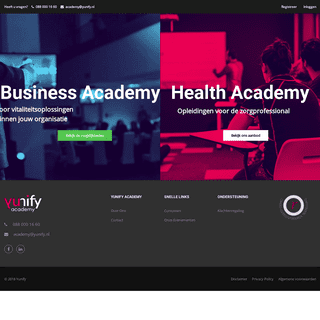 A complete backup of yunifyacademy.nl
