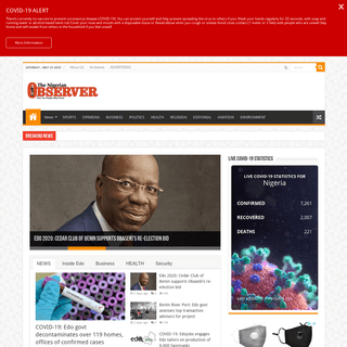 Nigerian Observer â€“ Online Edition â€“ Latest News and Headlines