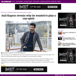 A complete backup of www.glamsham.com/en/anil-kapoor-you-can-play-a-cop-again-and-again