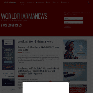 A complete backup of worldpharmanews.com