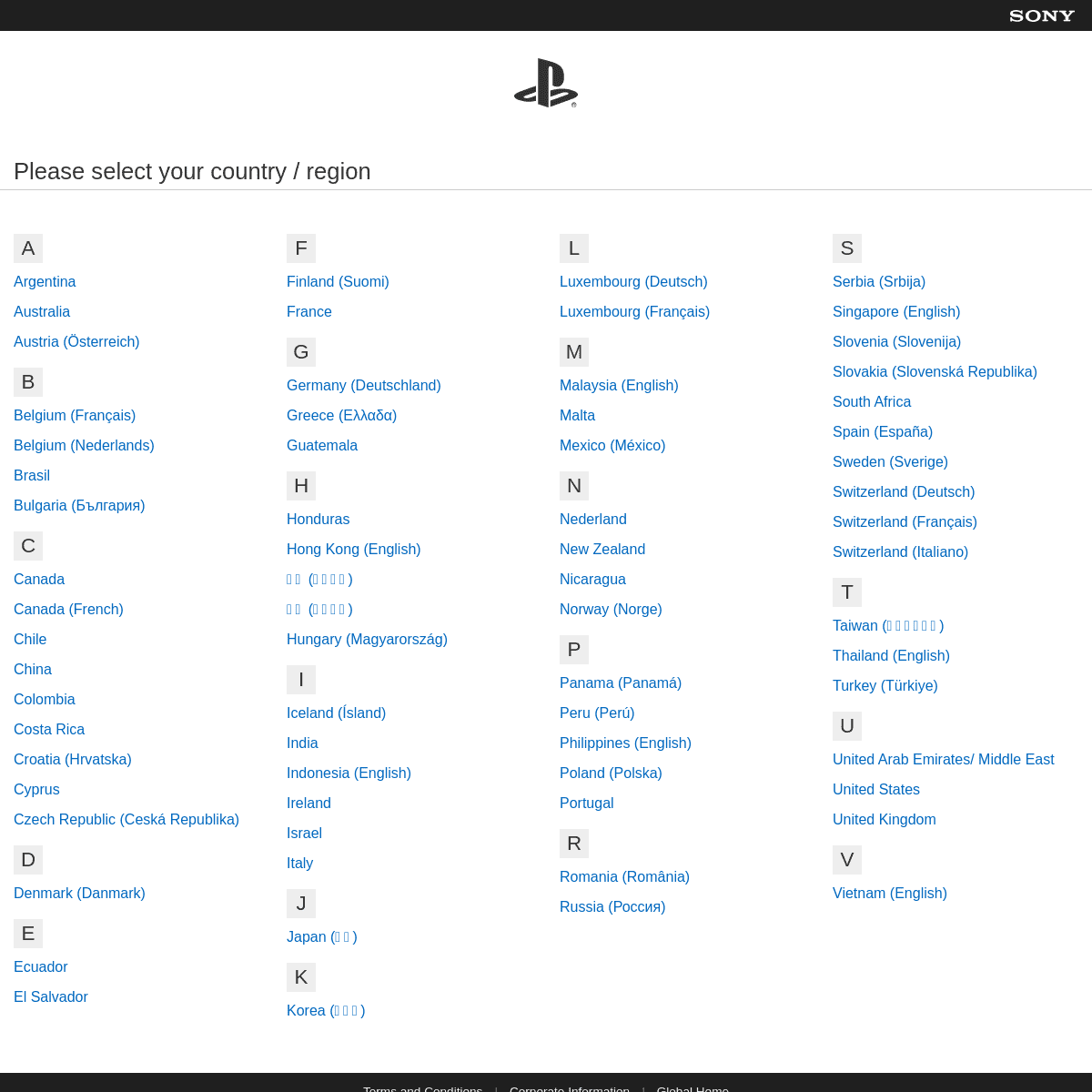 A complete backup of playstation.com
