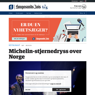 A complete backup of www.h-avis.no/michelin-stjernedryss-over-norge/s/5-62-943799