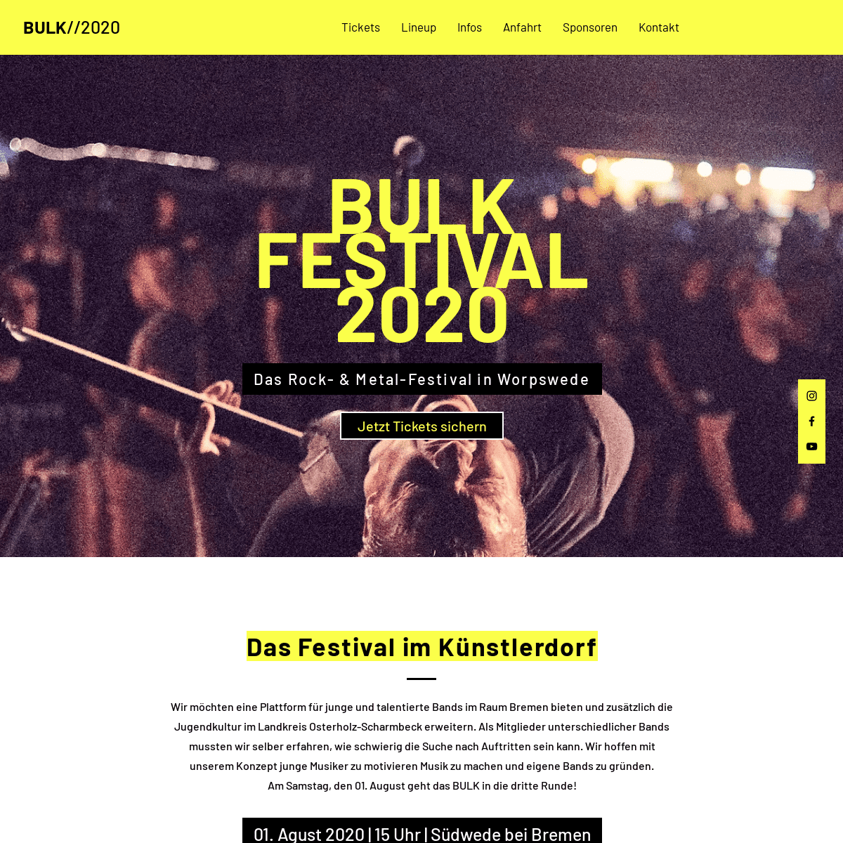 A complete backup of bulk-festival.de