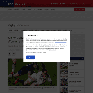 A complete backup of www.skysports.com/rugby-union/news/12321/11929877/storm-ciara-scotland-vs-england-in-womens-six-nations-pos