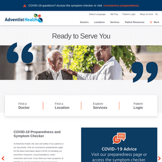 A complete backup of adventisthealth.org