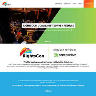 Home - RightsCon Summit Series