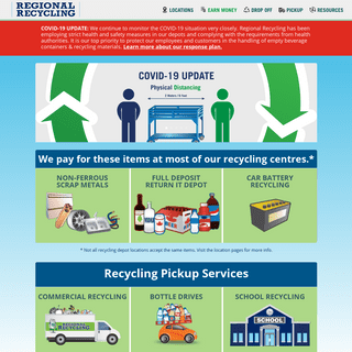 A complete backup of regionalrecycling.ca