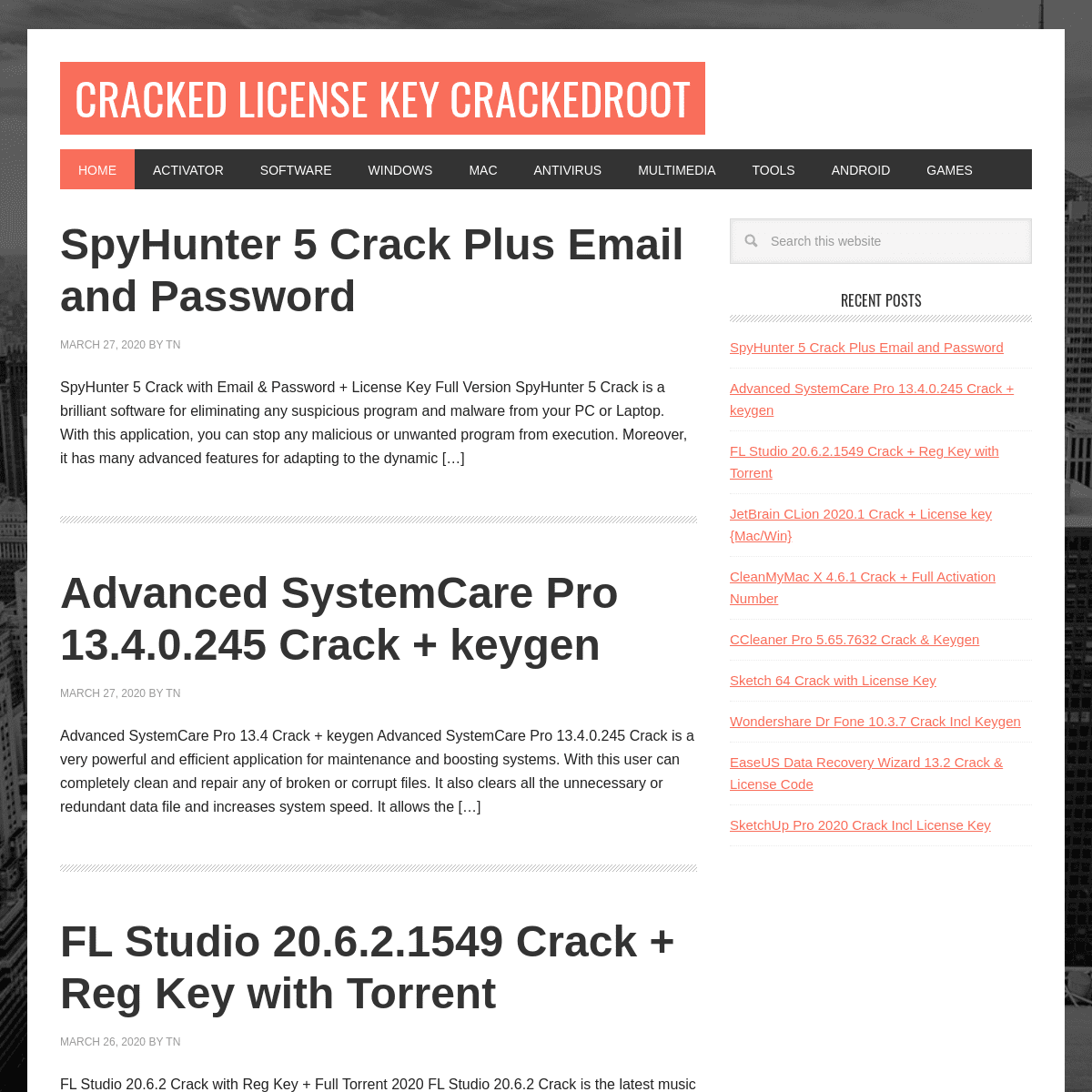 A complete backup of crackedroot.com