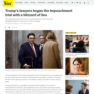 A complete backup of www.vox.com/2020/1/21/21075791/trump-impeachment-lawyers-jay-sekulow-pat-cipollone-opening-statement