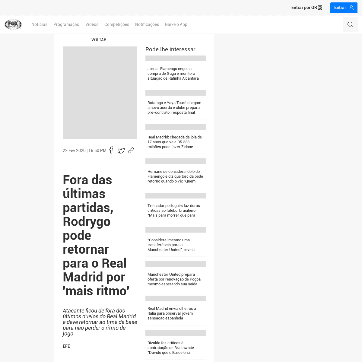 A complete backup of www.foxsports.com.br/br/article/fora-das-ultimas-partidas-rodrygo-pode-retornar-para-o-real-madrid-por-mais