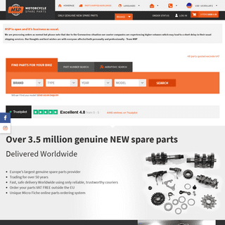 Motorcycle Parts From Europeâ€™s Number 1 - MSP