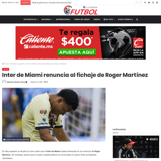 A complete backup of futbol.radioformula.com.mx/nacional/liga-mx/roger-martinez-america-inter-miami-renuncia-fichaje/