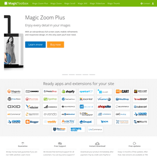 Magic Toolbox- Image Zoom Plugins, 360 Spin & Slideshow