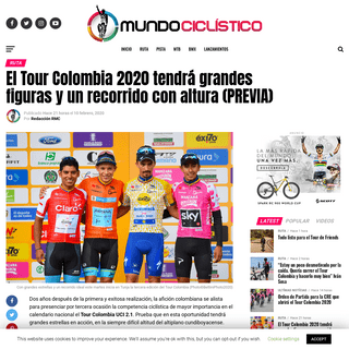 A complete backup of www.revistamundociclistico.com/2020/el-tour-colombia-2020-tendra-grandes-figuras-y-un-recorrido-con-altura-