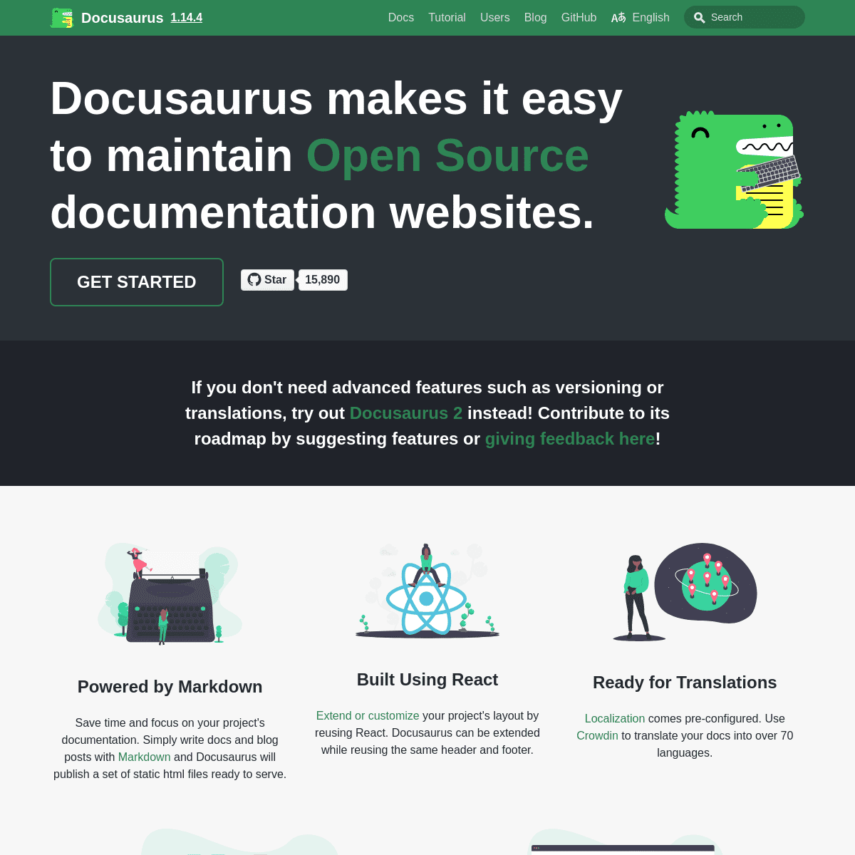 A complete backup of docusaurus.io