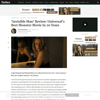 A complete backup of www.forbes.com/sites/scottmendelson/2020/02/25/invisible-man-review-best-universal-monster-movie-since-mumm