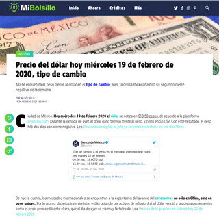 A complete backup of www.mibolsillo.com/noticias/Precio-del-dolar-hoy-miercoles-19-de-febrero-de-2020-tipo-de-cambio-20200219-00