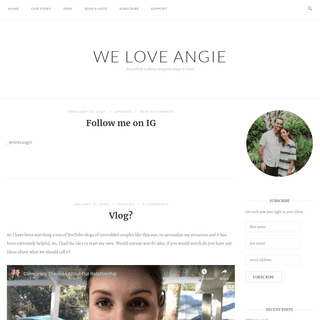 A complete backup of weloveangie.com