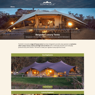 A complete backup of tentickle-luxurytents.com