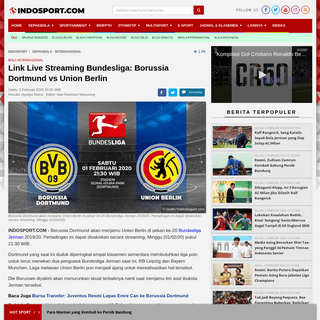 A complete backup of www.indosport.com/sepakbola/20200201/link-live-streaming-bundesliga-borussia-dortmund-vs-union-berlin