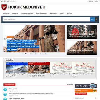 A complete backup of hukukmedeniyeti.org