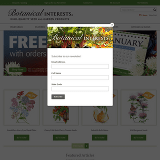 A complete backup of botanicalinterests.com