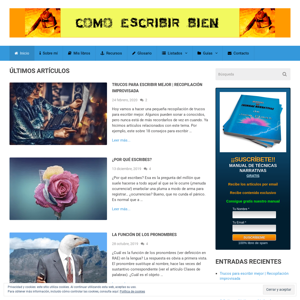 A complete backup of comoescribirbien.com
