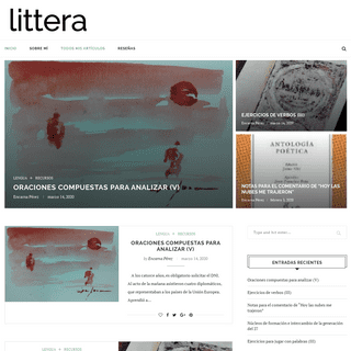 A complete backup of littera.es