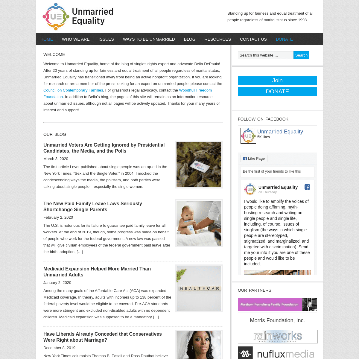 A complete backup of unmarried.org