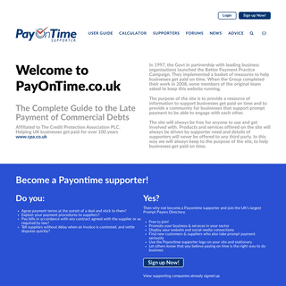 A complete backup of payontime.co.uk