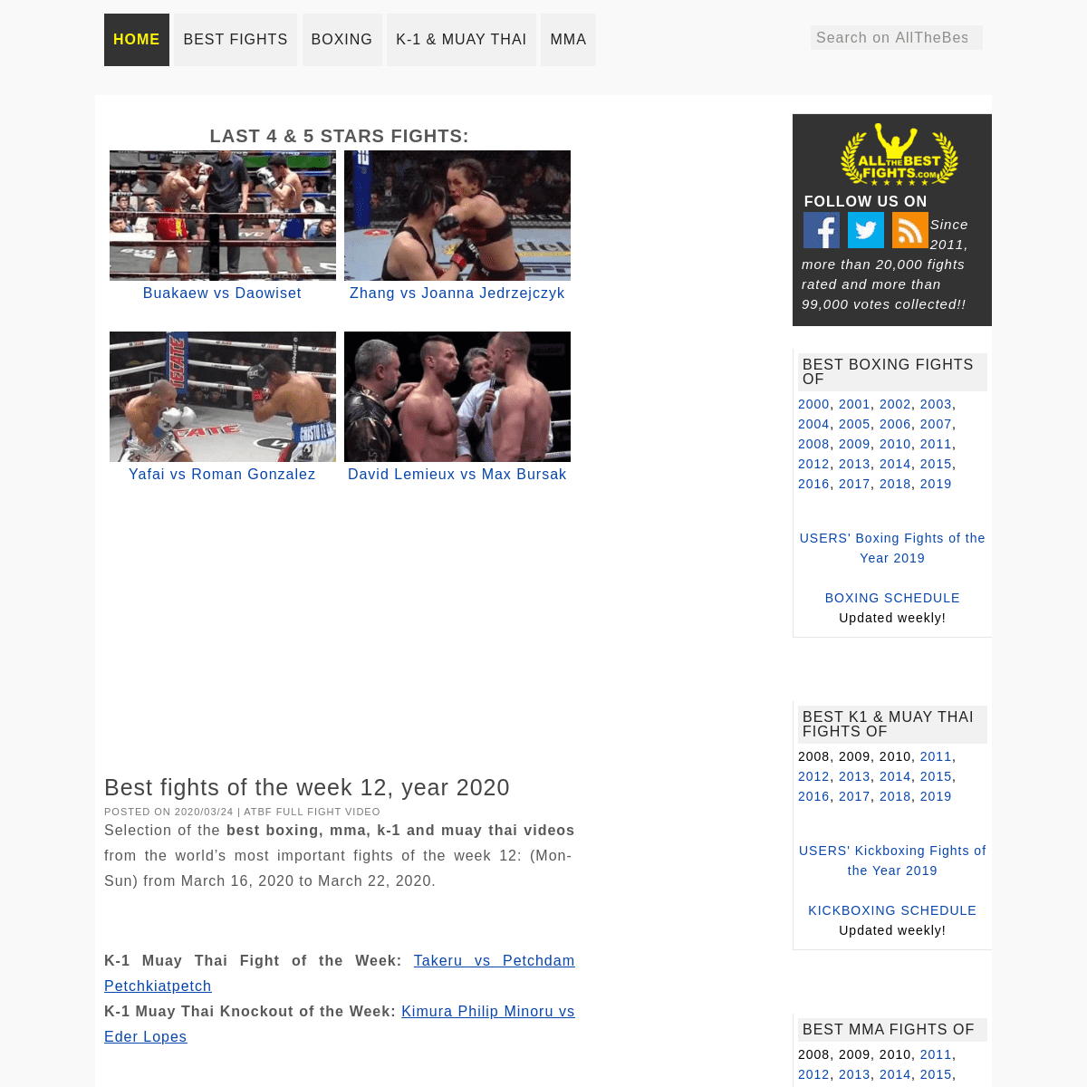 A complete backup of allthebestfights.com