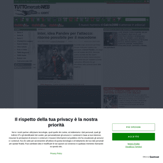 Inter, idea Pandev per l'attacco- ritorno possibile per il macedone - TUTTOmercatoWEB.com